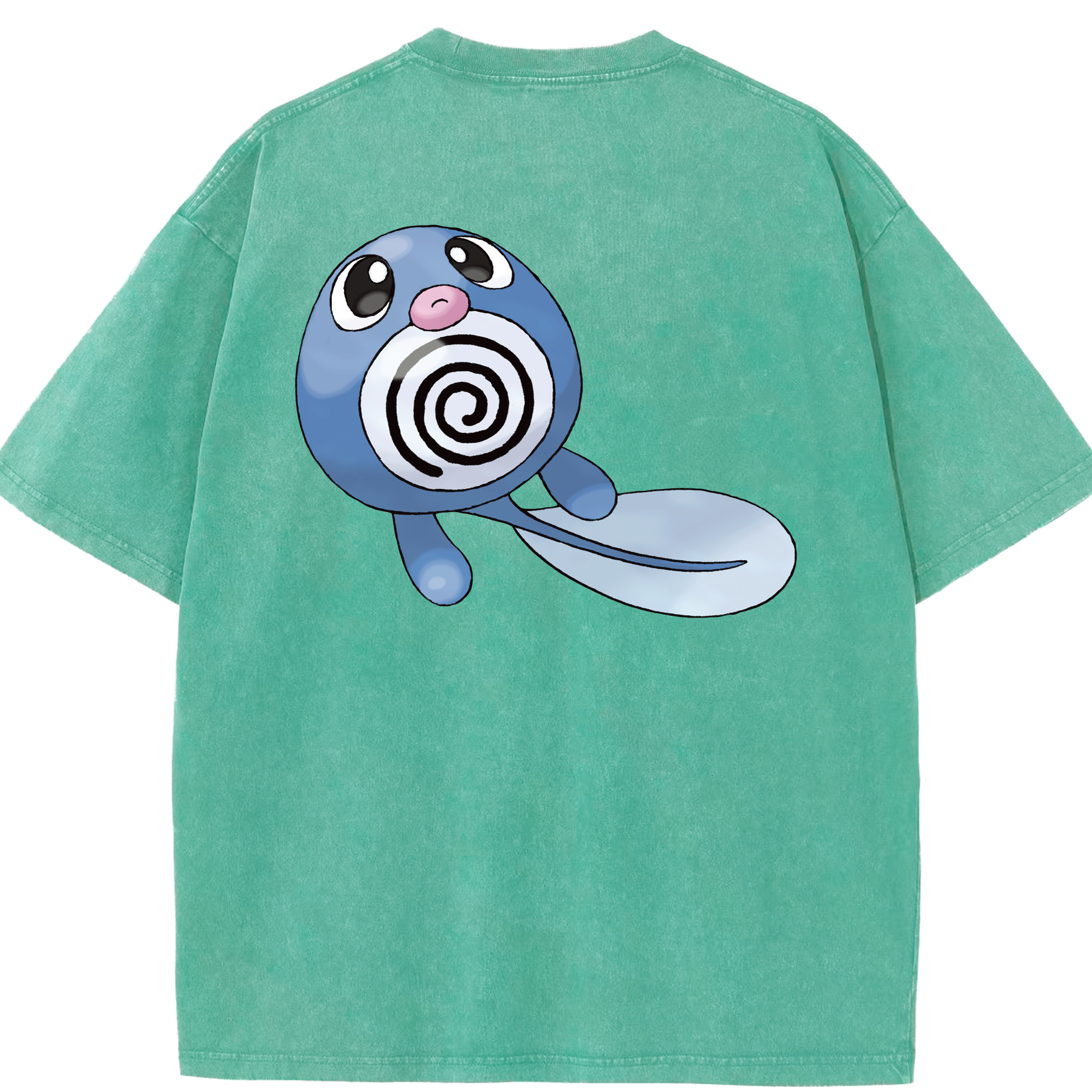 （画像用） ポケットモンスター Pokémon 綿100% ヴィンテージ風 半袖Tシャツ（背面プリント）